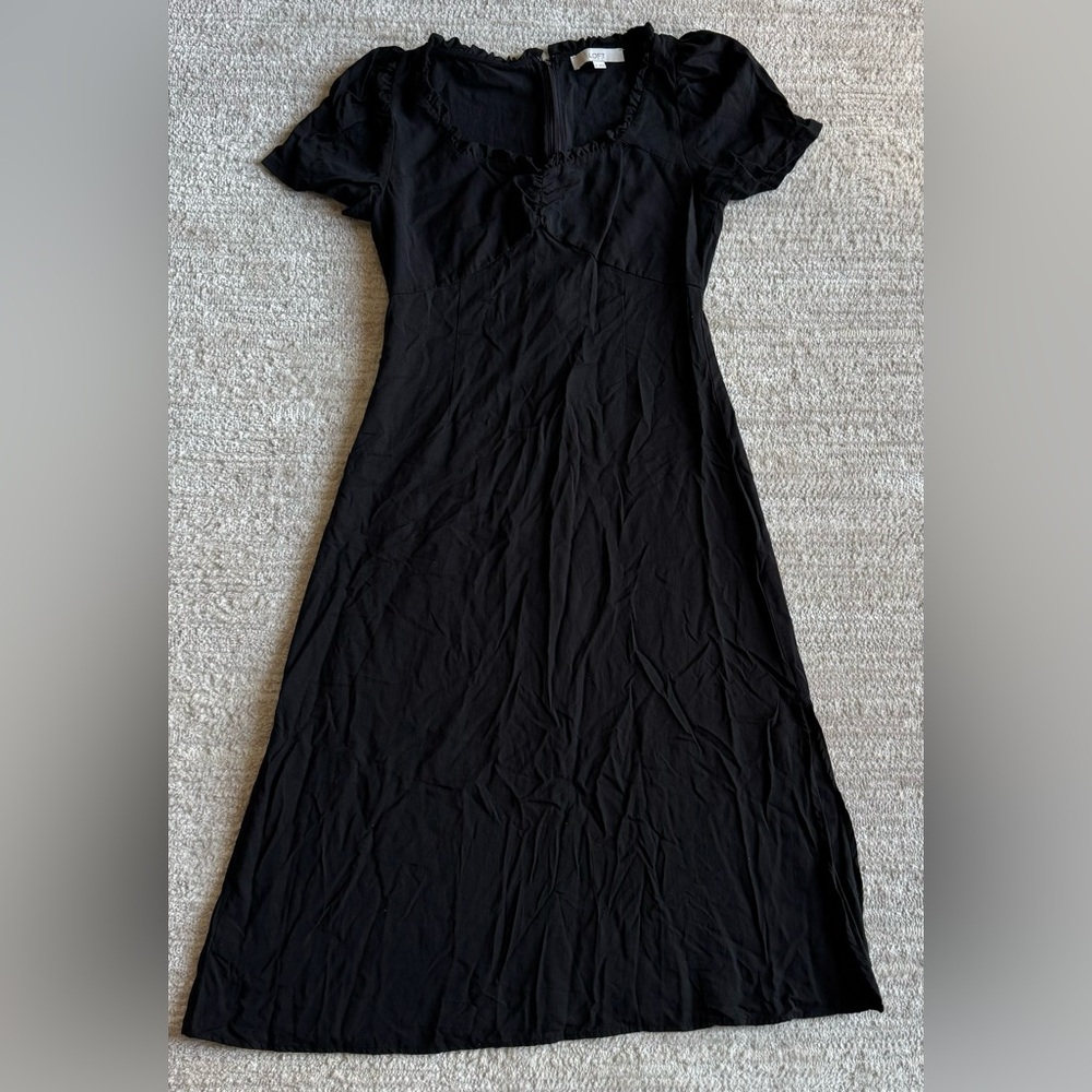 LOFT Elegant Black Dress